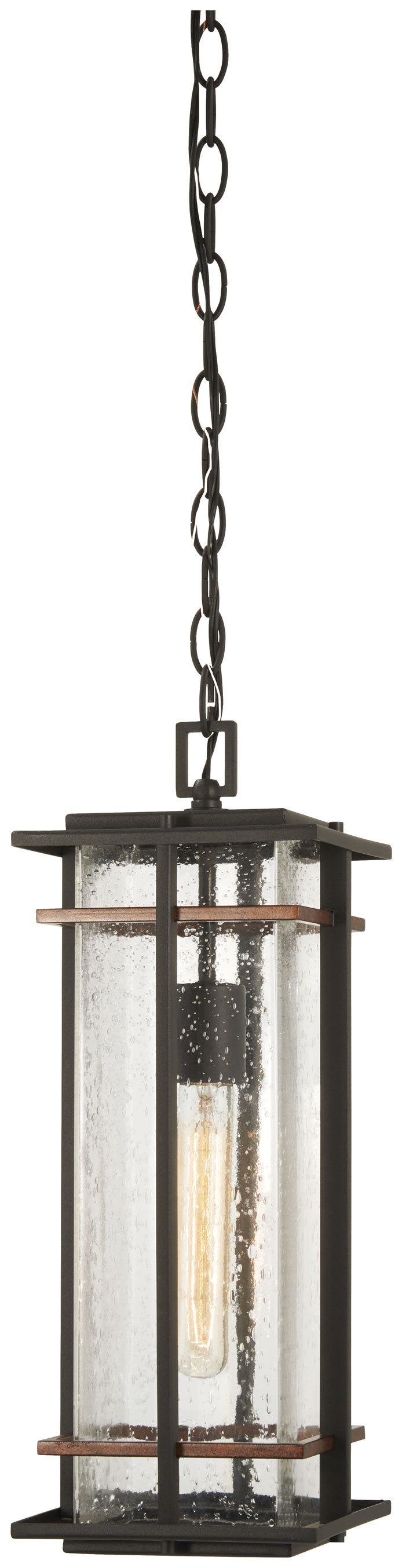 1 LIGHT OUTDOOR CHAIN HUNG LANTERN