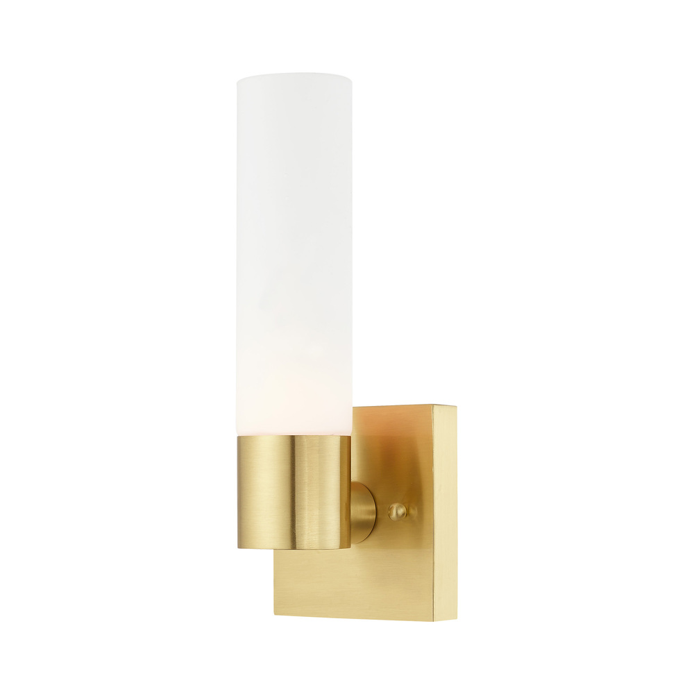 1 Lt Satin Brass ADA Wall Sconce