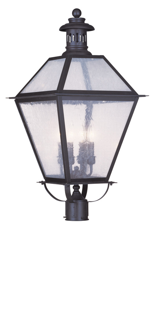 4 Light Bronze Outdoor Post Lantern