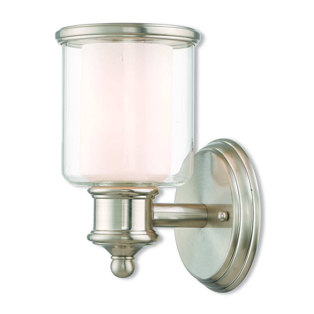 1 Lt BN Wall Sconce