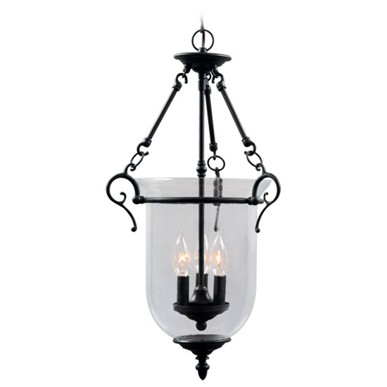 3 Light Bronze Chain Lantern