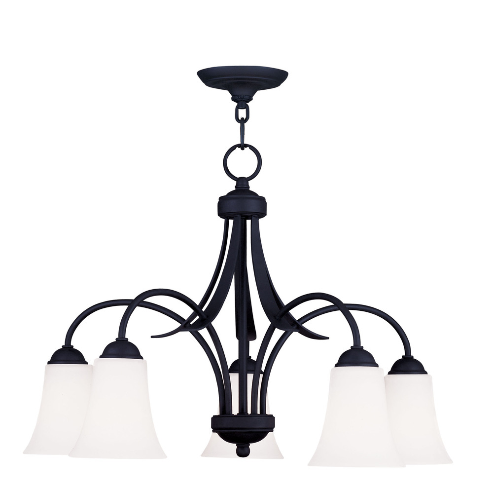 5 Light Black Chandelier