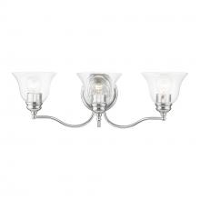 Livex Lighting 16933-05 - 3 Light Polished Chrome Vanity Sconce