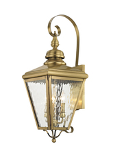 Livex Lighting 2033-01 - 3 Light AB Outdoor Wall Lantern