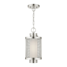 Livex Lighting 20685-91 - 1 Lt Brushed Nickel Pendant