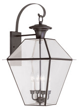 Livex Lighting 2386-07 - 4 Light Bronze Outdoor Wall Lantern