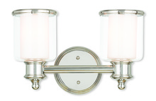 Livex Lighting 40212-35 - 2 Light Polished Nickel Bath Light