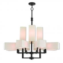 Livex Lighting 42669-07 - 12 Lt BZ Foyer Chandelier