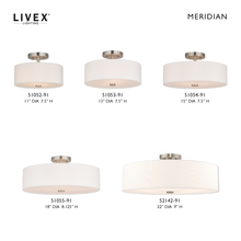 Livex Lighting 52142-91 - 5 Lt Brushed Nickel Ceiling Mount