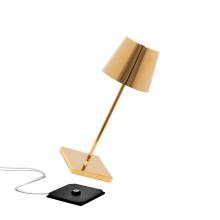 Zafferano America LD0420O4 - Poldina Mini Glossy Table Lamp - Glossy Gold