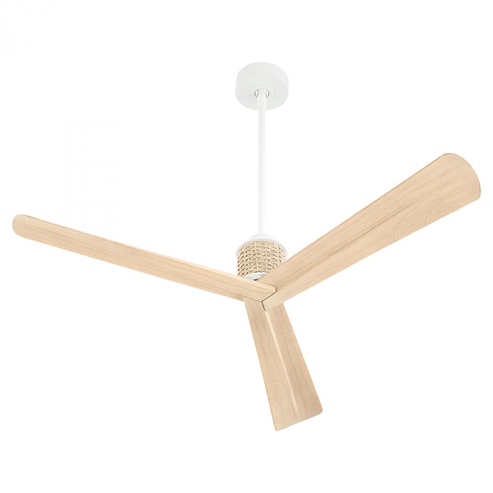 Kona Ceiling Fan | Studio White | Oak