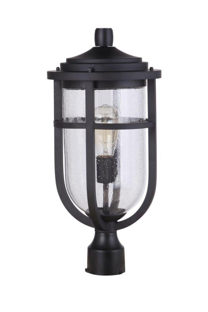 Voyage 1 Light Outdoor Post Lantern in Midnight