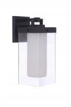 Craftmade ZA5614-MN - Hayner 1 Light Medium Outdoor Wall Lantern in Midnight