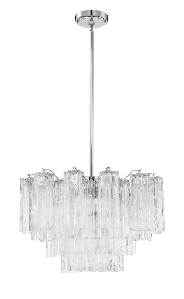 Addis 9 Light Polished Chrome Chandelier