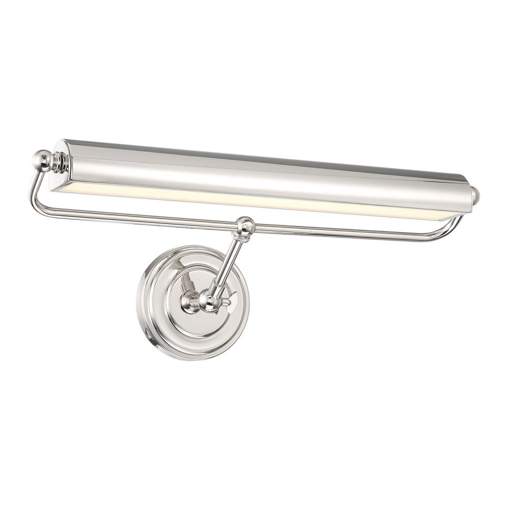 Miller Integrated LED Polished Nickel Sconce