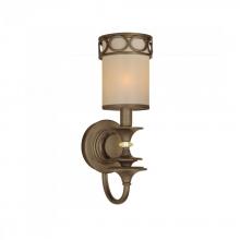 Crystorama 9601-AB - 1 Light Antique Brass Traditional Sconce