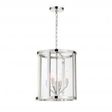 Crystorama DEV-B8004-PN - Libby Langdon Devon 4 Light Polished Nickel Mini Chandelier