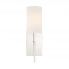 Crystorama VER-241-PN - Veronica 1 Light Polished Nickel Sconce