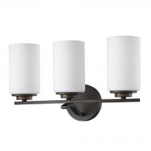 Acclaim Lighting IN41337ORB - Poydras Indoor 3-Light Bath W/Glass Shades In Oil Rubbed Bronze