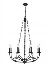 Z-Lite 3500-8MB - 8 Light Chandelier