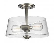 Z-Lite 428SF2-BN - 2 Light Semi Flush Mount