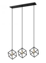 Z-Lite 478-3L-MB-BN - 3 Light Linear Chandelier