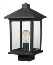 Z-Lite 531PHMS-BK - 1 Light Outdoor Post Mount Fixture