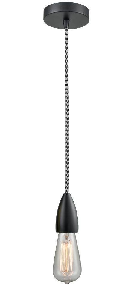 Fairchild - 1 Light - 2 inch - Matte Black - Cord hung - Mini Pendant