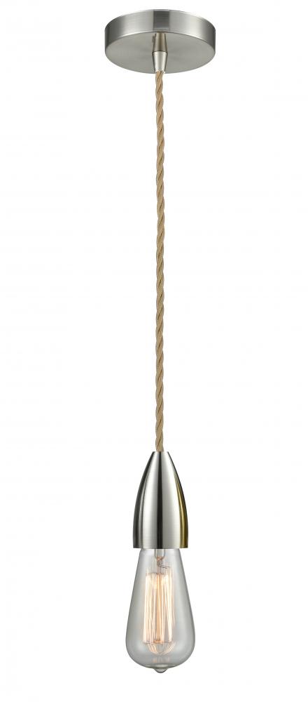 Fairchild - 1 Light - 2 inch - Satin Nickel - Cord hung - Mini Pendant