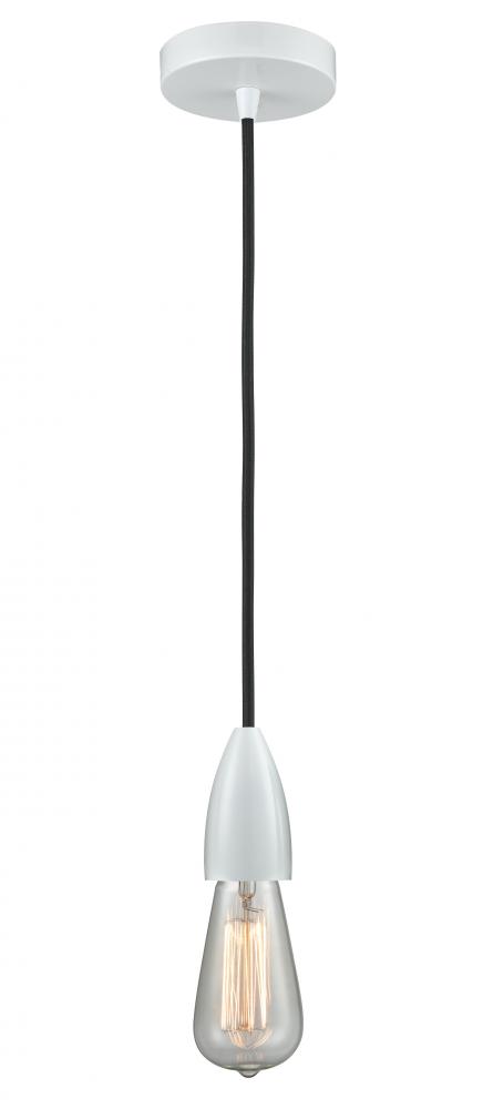 Fairchild - 1 Light - 2 inch - White - Cord hung - Mini Pendant