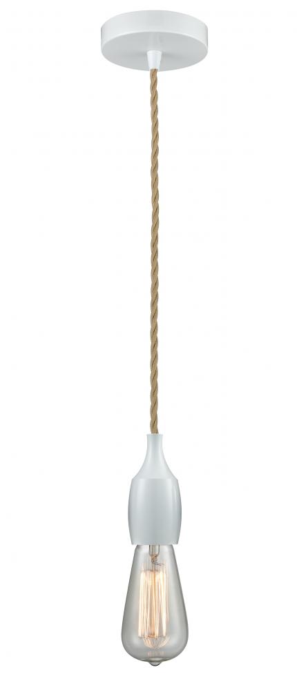 Chelsea - 1 Light - 2 inch - White - Cord hung - Mini Pendant