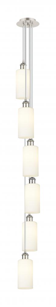 Crown Point - 6 Light - 7 inch - Polished Nickel - Multi Pendant