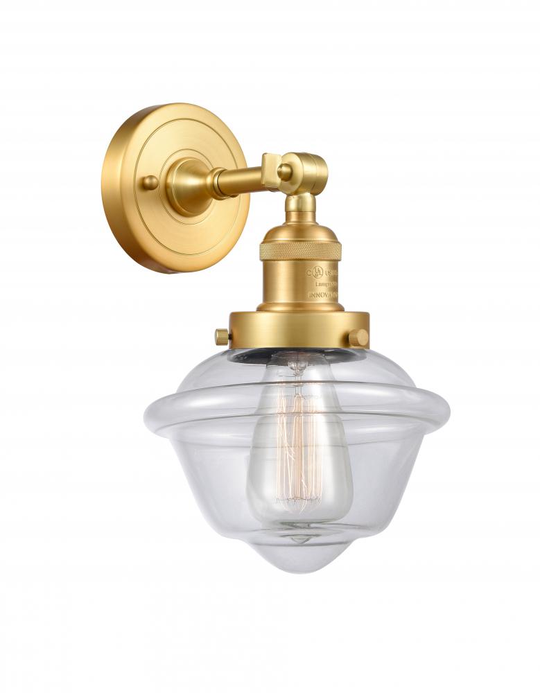 Oxford - 1 Light - 8 inch - Satin Gold - Sconce