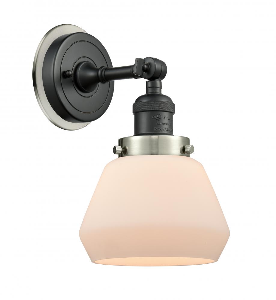 Fulton - 1 Light - 7 inch - Matte Black - Sconce