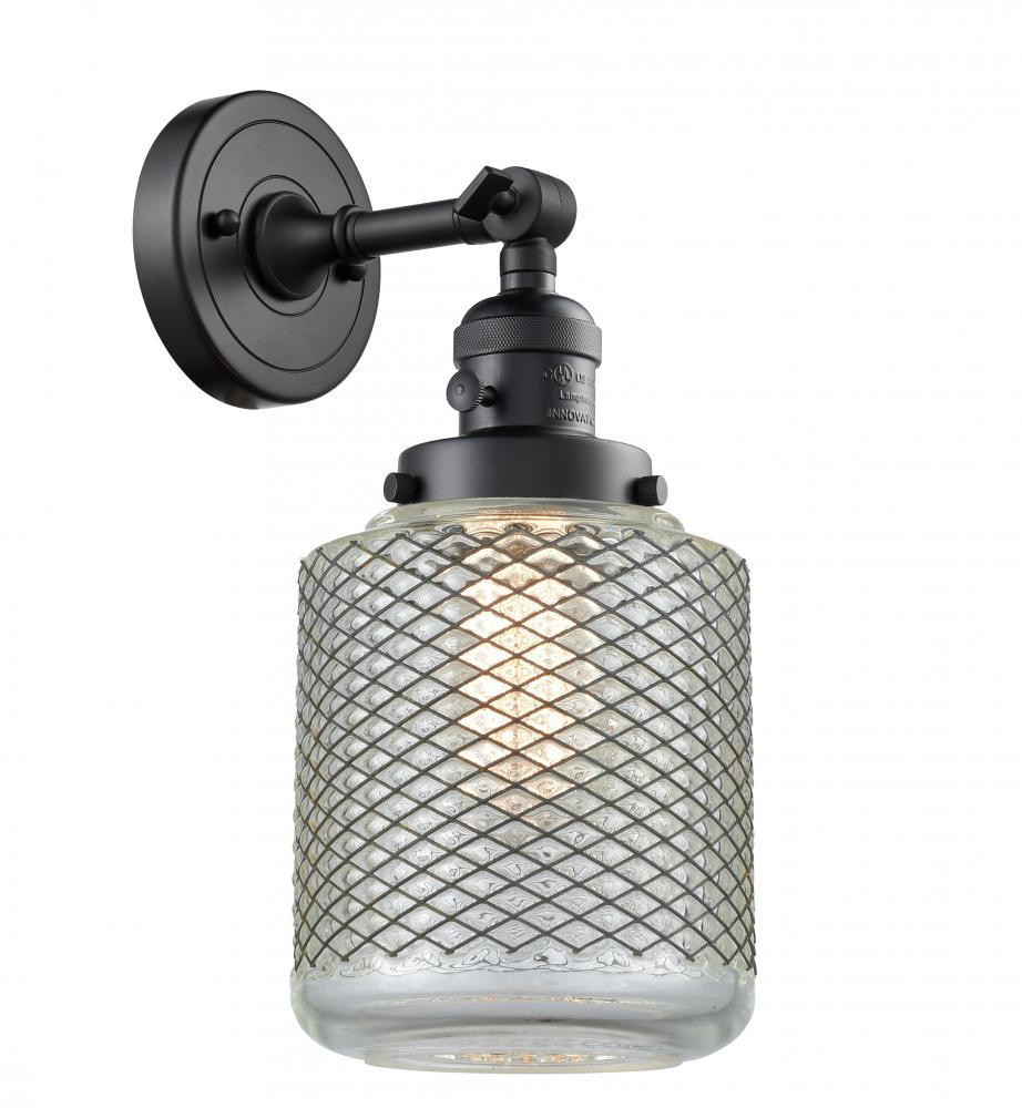 Stanton - 1 Light - 6 inch - Matte Black - Sconce