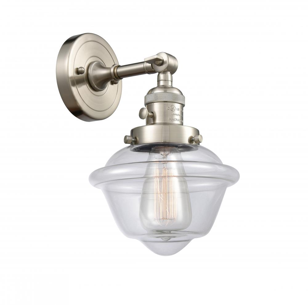 Oxford - 1 Light - 8 inch - Brushed Satin Nickel - Sconce