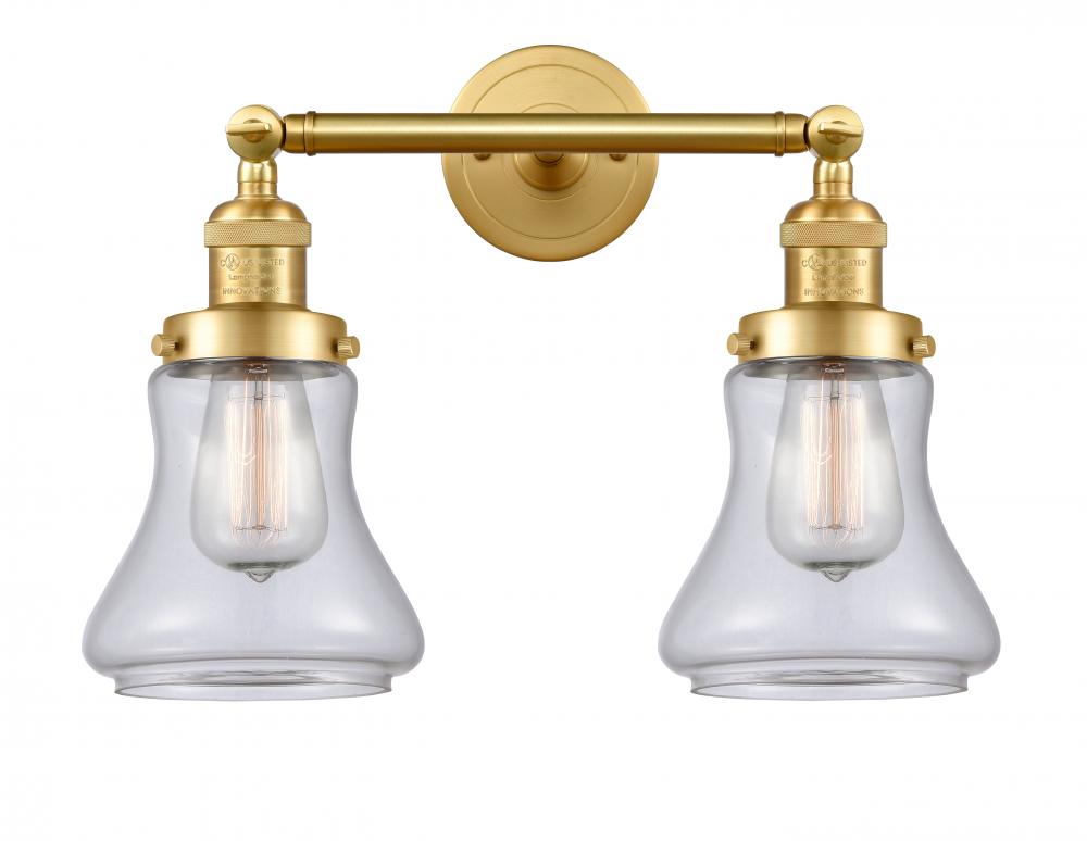 Bellmont - 2 Light - 17 inch - Satin Gold - Adjustable Bath Vanity Light