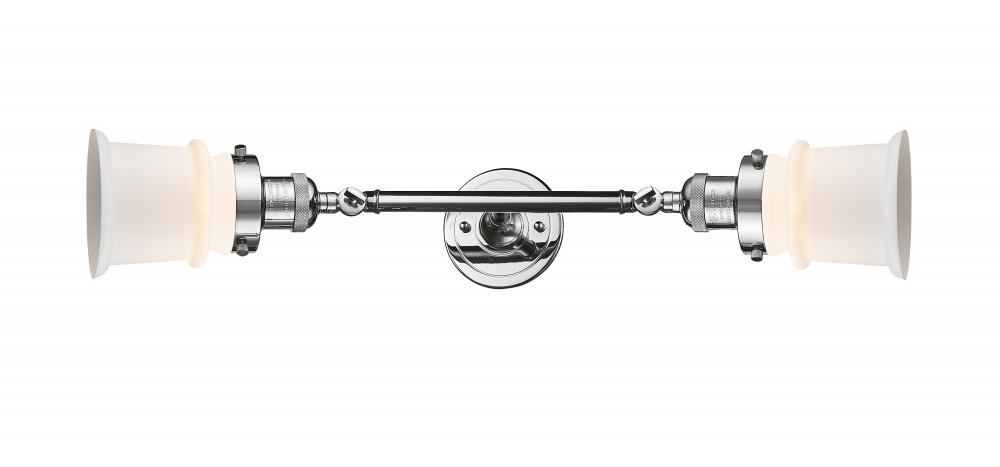 Canton - 2 Light - 6 inch - Polished Chrome - Adjustable Bath Vanity Light