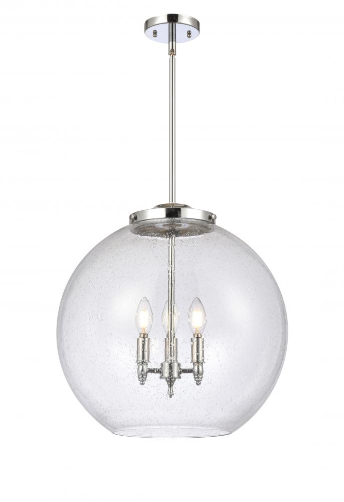 Athens - 3 Light - 18 inch - Polished Chrome - Cord hung - Pendant