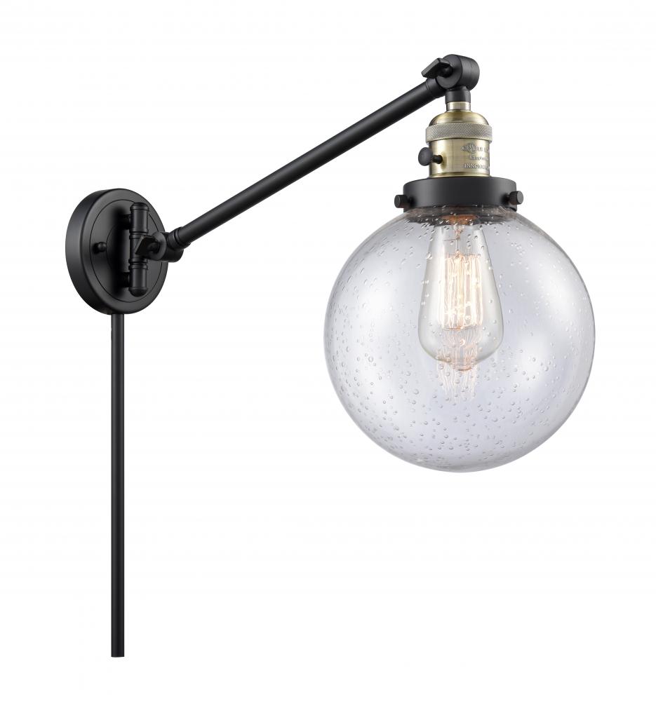 Beacon - 1 Light - 8 inch - Black Antique Brass - Swing Arm