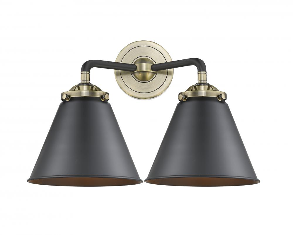 Appalachian - 2 Light - 16 inch - Black Antique Brass - Bath Vanity Light