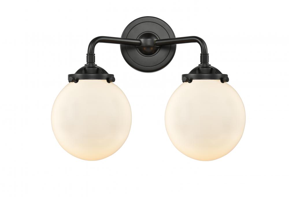 Beacon - 2 Light - 14 inch - Oil Rubbed Bronze - Bath Vanity Light