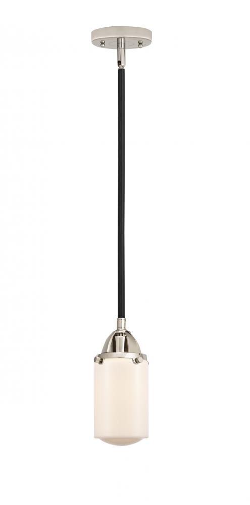 Dover - 1 Light - 5 inch - Black Polished Nickel - Cord hung - Mini Pendant