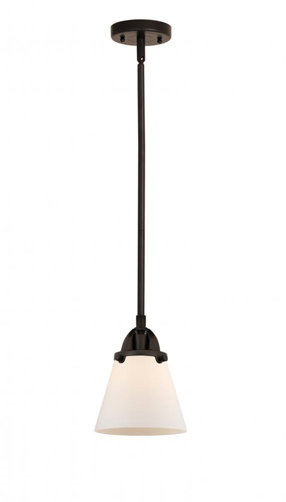 Cone - 1 Light - 6 inch - Oil Rubbed Bronze - Cord hung - Mini Pendant