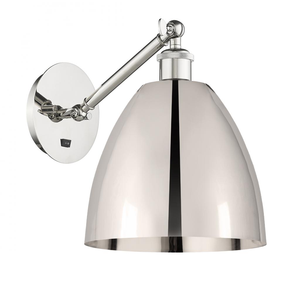 Bristol - 1 Light - 9 inch - Polished Nickel - Adjustable Sconce
