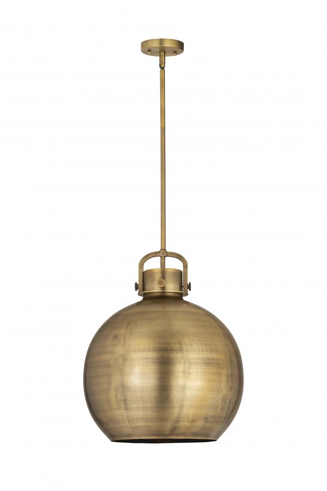 Newton Sphere - 1 Light - 16 inch - Brushed Brass - Multi Pendant