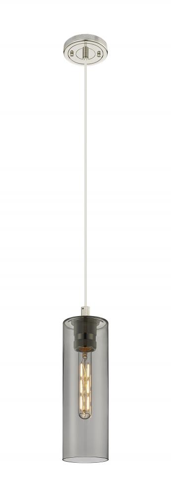 Crown Point - 1 Light - 5 inch - Polished Nickel - Pendant