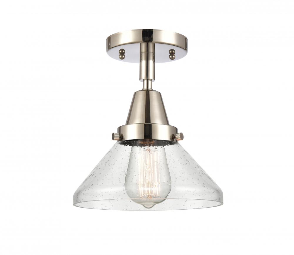 Caden - 1 Light - 8 inch - Polished Nickel - Flush Mount