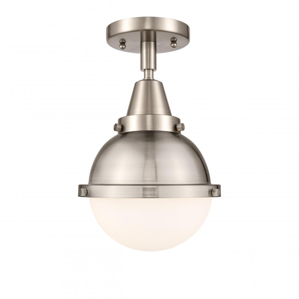 Hampden - 1 Light - 7 inch - Brushed Satin Nickel - Flush Mount