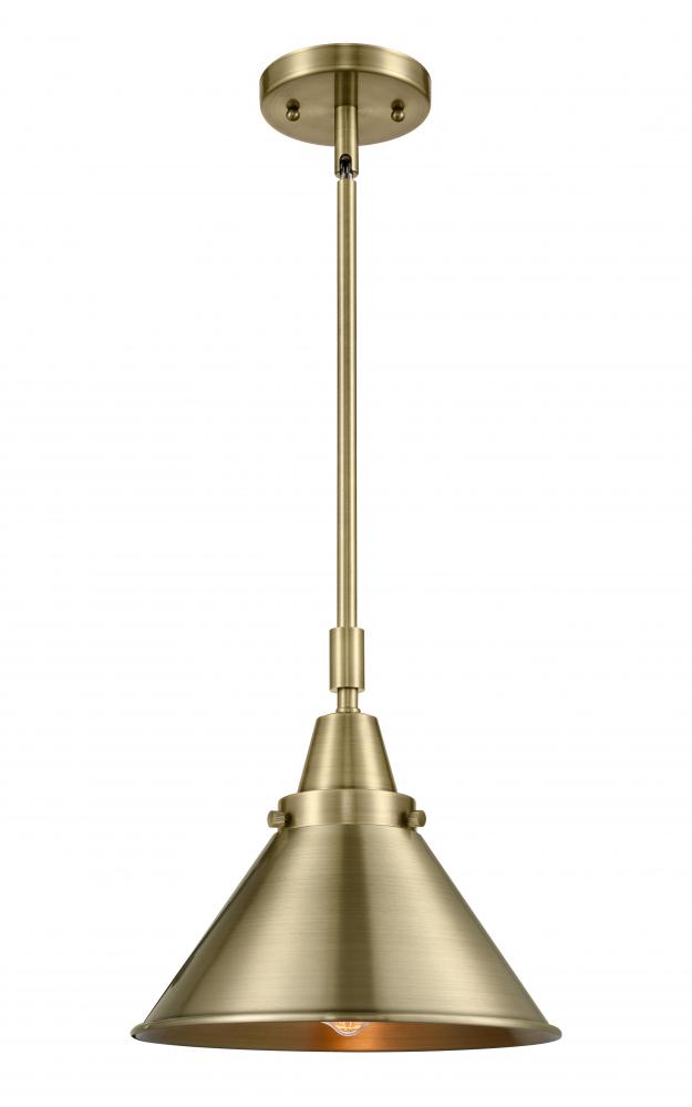 Briarcliff - 1 Light - 10 inch - Antique Brass - Mini Pendant